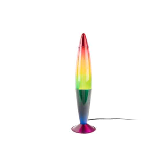 Leitmotiv - Tafellamp Rainbow Rocket Lava - Groen - Ø10.8x41.5cm