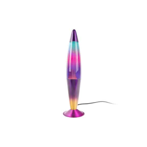 Leitmotiv - Tafellamp Rainbow Rocket Lava - Paars - Ø10.8x41.5cm