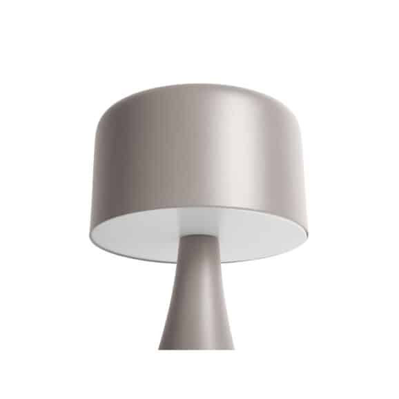 Leitmotiv - Tafellamp Nora Led - Grijs - 12.5x12.5x21cm