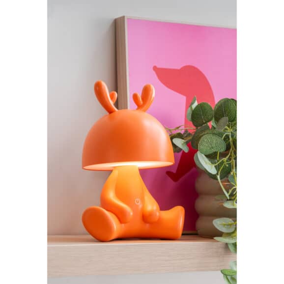 Leitmotiv - Tafellamp Deer - Oranje - 22x17x27cm
