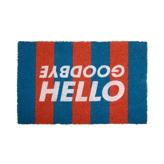 Present Time - Deurmat Doormat Come In - Blauw - 80x50x1.5cm