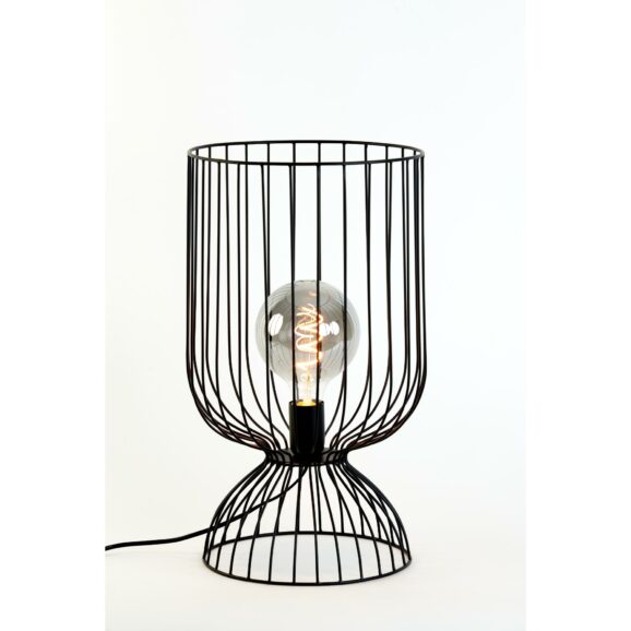 Light & Living - Tafellamp Lazar - Zwart - Ø28cm